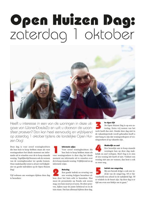 WonenDoeJeZo Zuid-Nederland, uitgave oktober 016