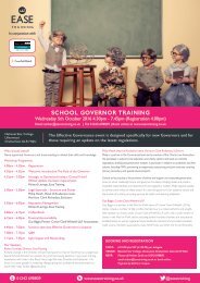 School Governor Training - 5 October 2016