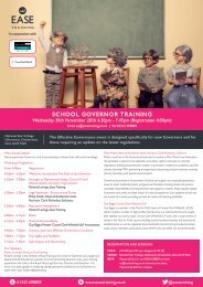School Governor Training - 30 November 2016