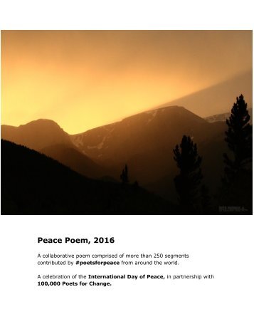 Peace Poem 2016