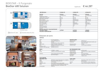 € 44.287 BOXSTAR – Il Furgonato BoxStar 600 Solution