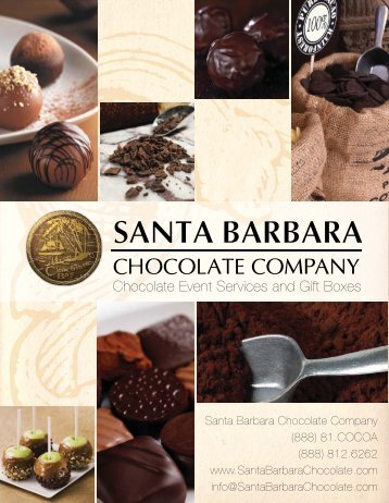 Santa Barbara Chocolate Cacao Bar Brochure