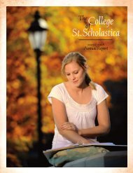 MissionShaped by the Catholic Benedictine heritage, The