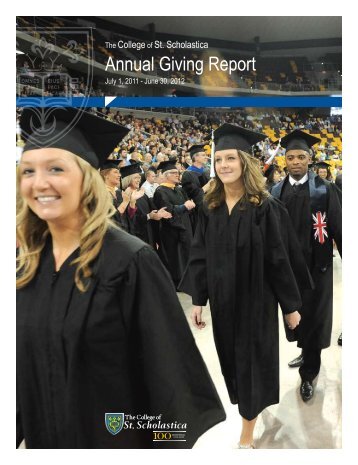 Annual Giving Report - The College of St. Scholastica