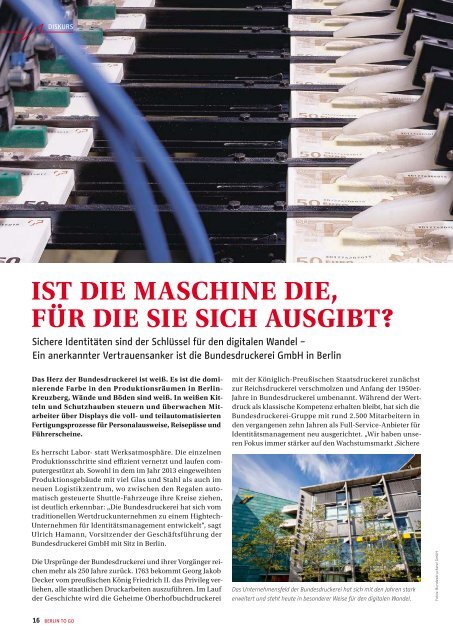 Berlin to go, Ausgabe 3.2016