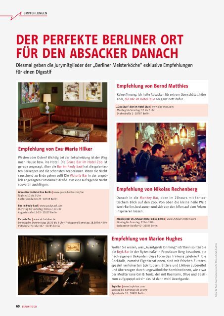 Berlin to go, Ausgabe 3.2016