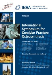 International Symposium for Condylar Fracture Osteosynthesis - IBRA