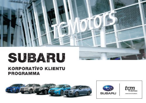 TC Motors - Subaru Fleet Catalog