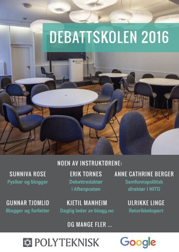 Debattskolen program