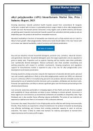 pdf alkyl polyglucosides (APG) biosurfactants Market 