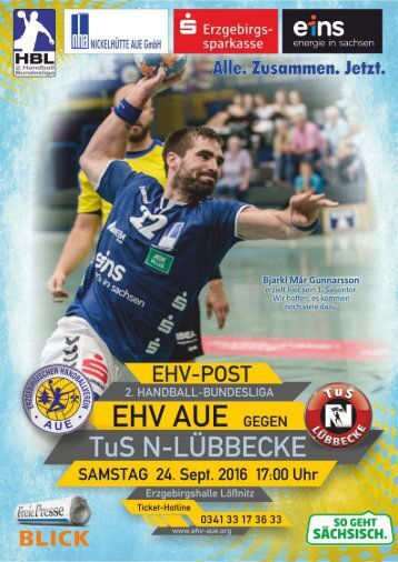 EHV Post EHV Aue - TuS N-Lübbecke