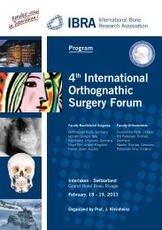 Program 4th International Orthognathic Surgery Forum - IBRA