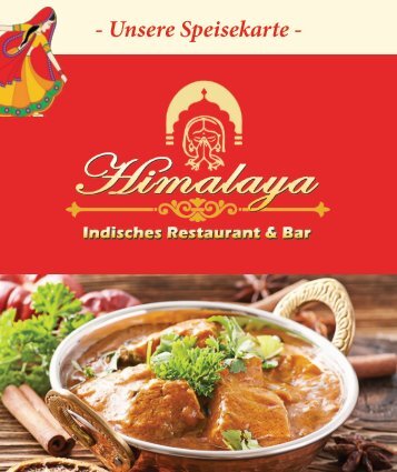 Menue Himalaya Restaurant Speisekarte