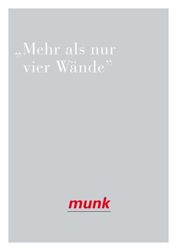 Munk Imagebroschuere