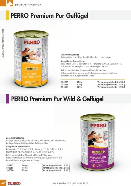 PERRO Schweiz Vertriebs GmbH Katalog