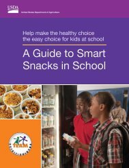 A Guide to Smart Snacks in School
