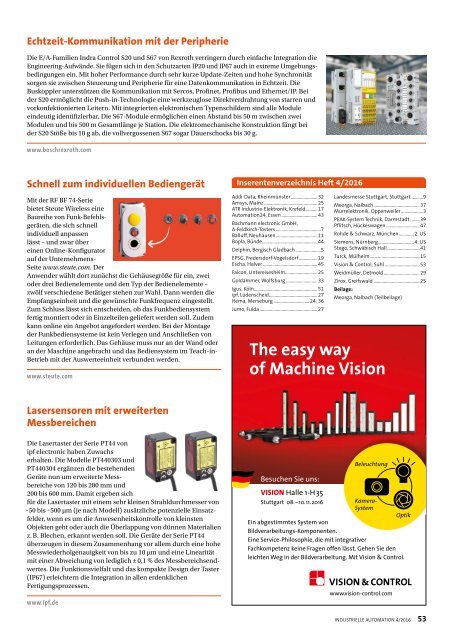 Industrielle Automation 4/2016