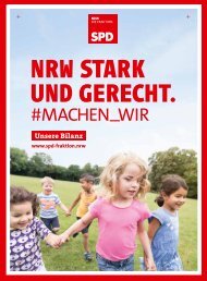 Unsere Bilanz - NRW STARK UND GERECHT