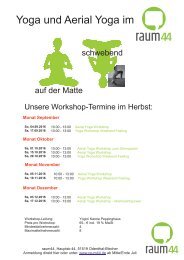 yoga wochenendworkshops herbs..