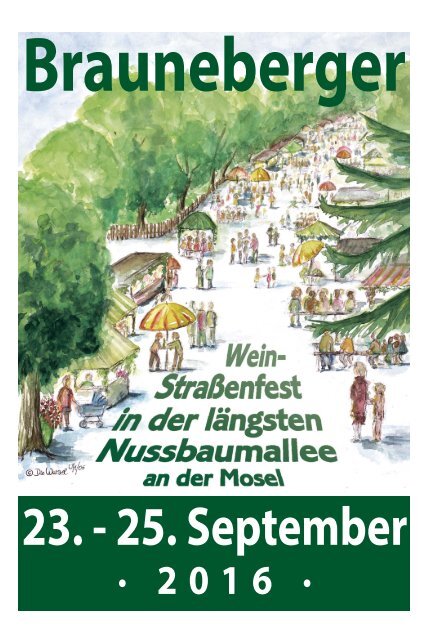 Brauneberger Wein-Straßenfest - September 2016
