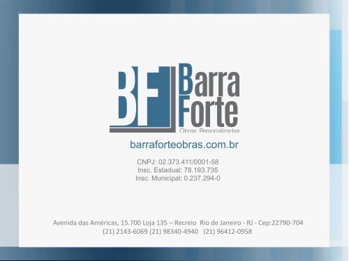 Apresentação Barra Forte (Algo Mais Ltda)