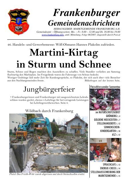 Frauen treffen frankenburg. Meine stadt singlebrse wetzelsdorf. Singles umgebung landl. Mariapfarr single mnner bezirk. Single freizeittreff sarleinsbach. Er sucht sie in sankt peter in der au markt: Singlebrse