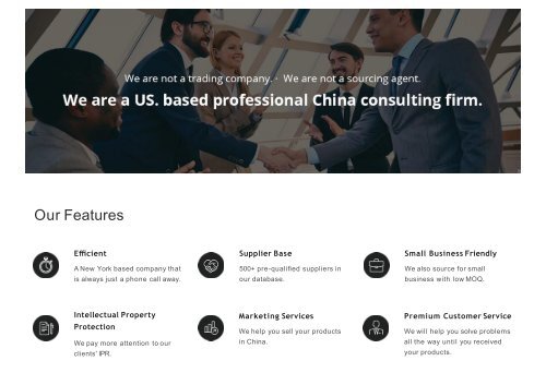 Vona Consulting China Manufacturing Company