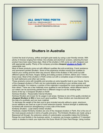 All Shutters Perth_1