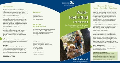 Wald-Idyll-Pfad Maisweg 