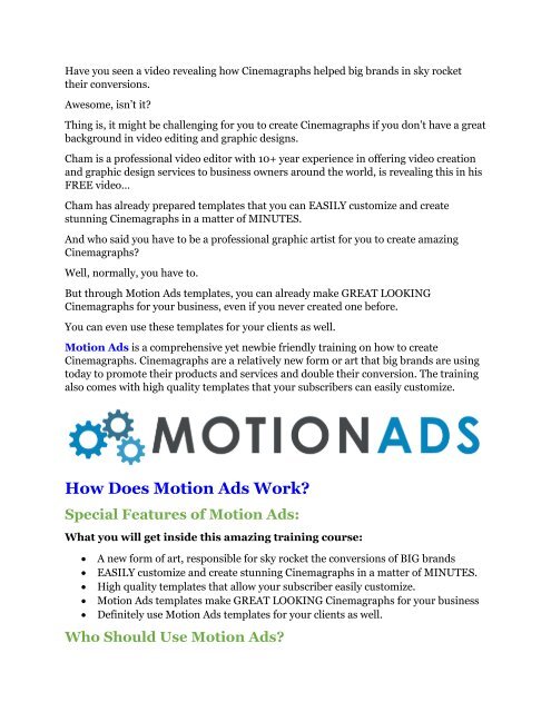 Motion Ads Review & (BIGGEST) jaw-drop bonuses