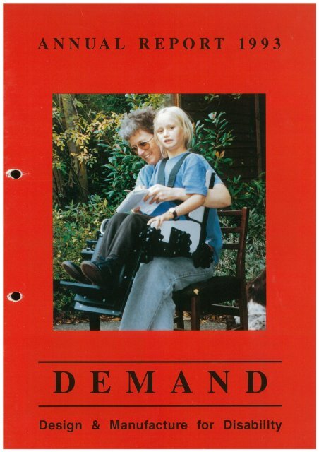 DEMAND Design & Manufacture for Disability 1993 Annual Review