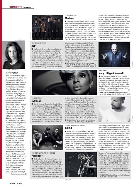 HEINZ Magazin Essen 10-2016