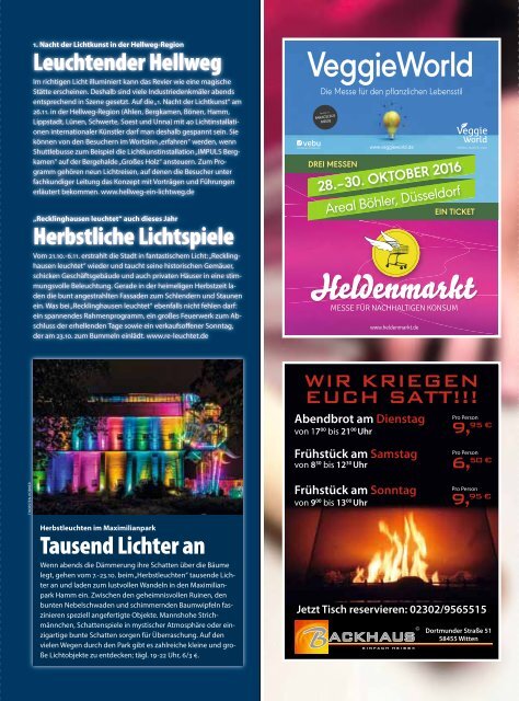 HEINZ Magazin Oberhausen 10-2016