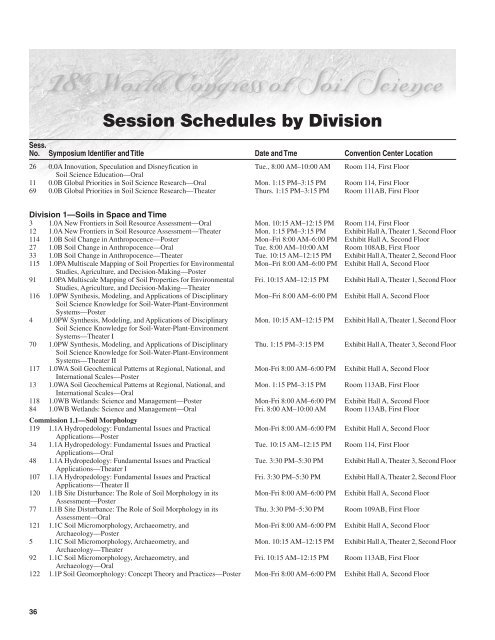 WCSS Program Middle.qxd - International Union of Soil Sciences ...