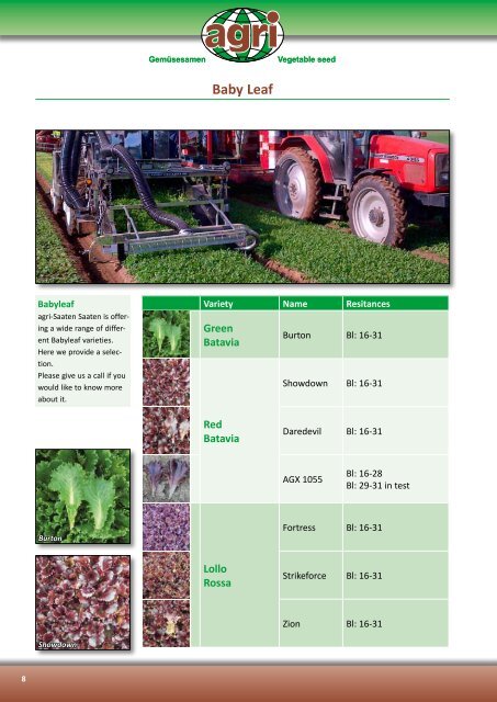 agri-Saaten catalogue 2016/2017