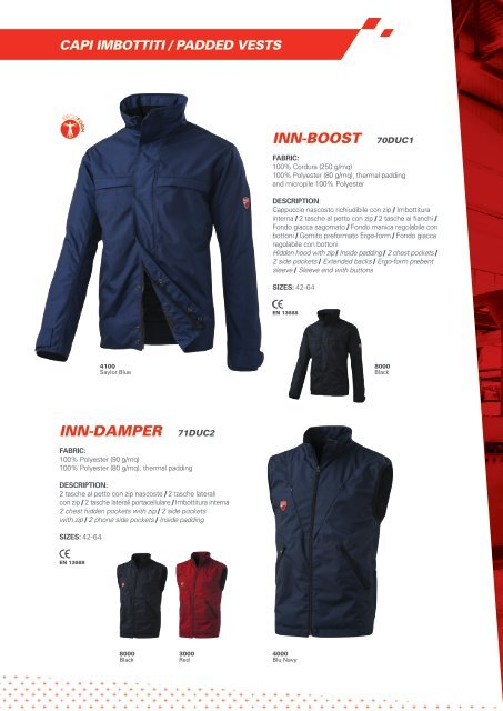 Ducati Workwear - Catalogo 2016