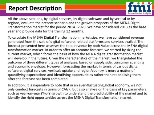 MENA Digital Transformation Market Poised to Rake CAGR of 15.1% from 2014 to 2020