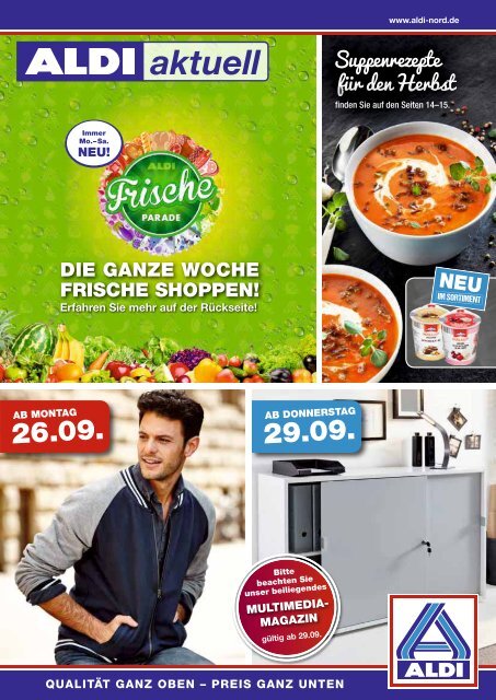 aldi nord prospekt kw39 onlineprospekt.com