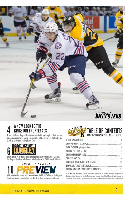 Kingston Frontenacs GameDay September 23, 2016