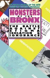 Monsters of the Bronx: The Battle Against Stigma, Isolation, and Ignorance