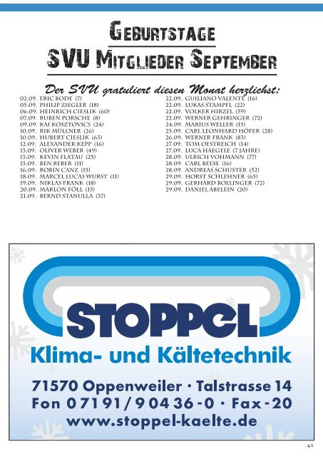 SV Unterweissach - VfL Winterbach & SV Unterweissach II - VfL Winterbach II