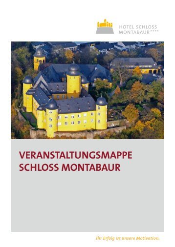 veranstaltungsmappe schloss montabaur - Hotel Schloss Montabaur