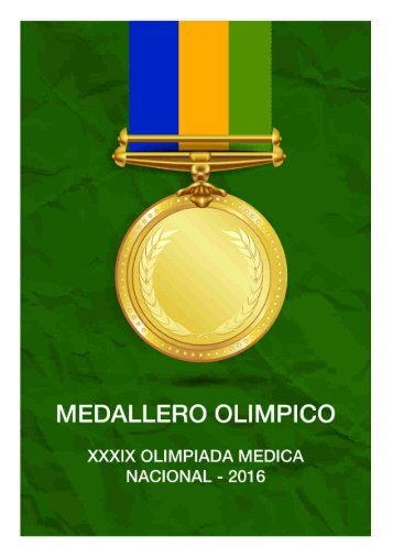 BALON OLIMPIADA NACIONAL 2016 Nº 7 medallero.indd