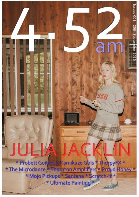 4.52am Issue: 001 25th September 2016