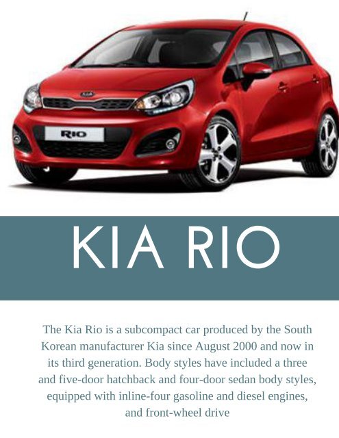 Kia Rio