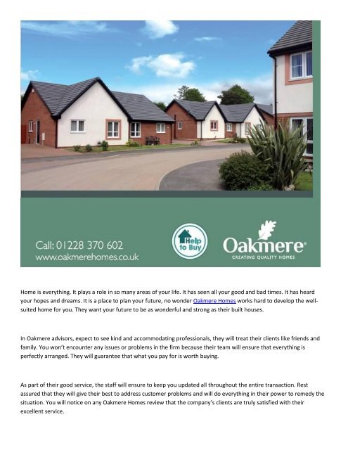 Oakmere Home Advisors Bright Future