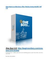 One Soci 2.0 review-(SHOCKED) $21700 bonuses