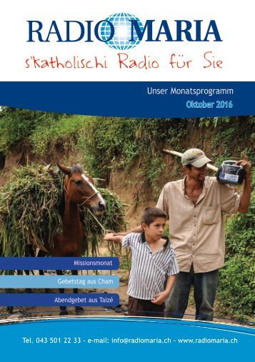 Radio Maria Schweiz - Oktober 2016