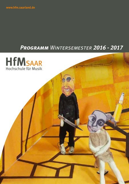 Programmheft HfM Saar WiSe 2016/17