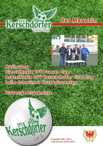 TFV Cupmagazin 02, präsentiert von Gartenbau Kerschdorfer